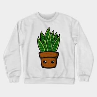 Cute Snake Plant Crewneck Sweatshirt